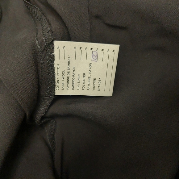 PINK MUCHACHA A-Line Black Skirt with Crane Print made in Quebec Canada - Picture 5 of 6